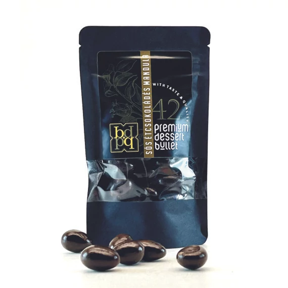 Sós étcsokoládés mandula 80g